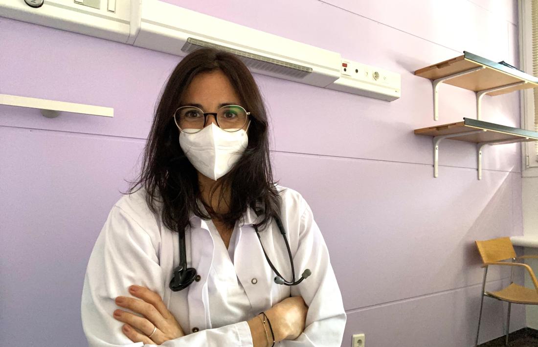 Cristina Royo, doctora en medicina interna i malalties infeccioses