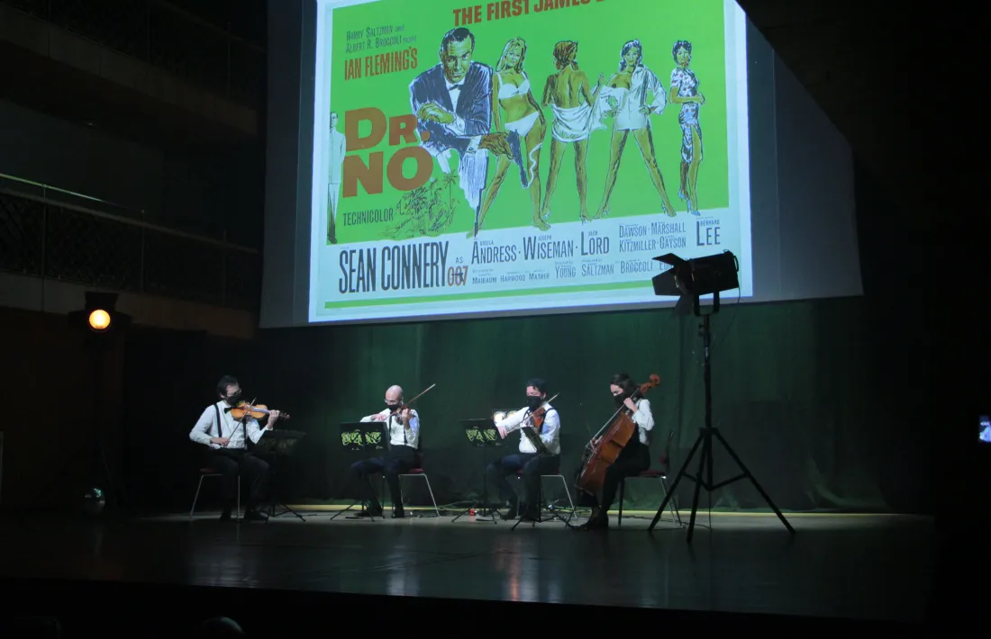 La banda sonora de ‘James Bond contra el Dr. No’ va sonar ahir a l’Auditori.
