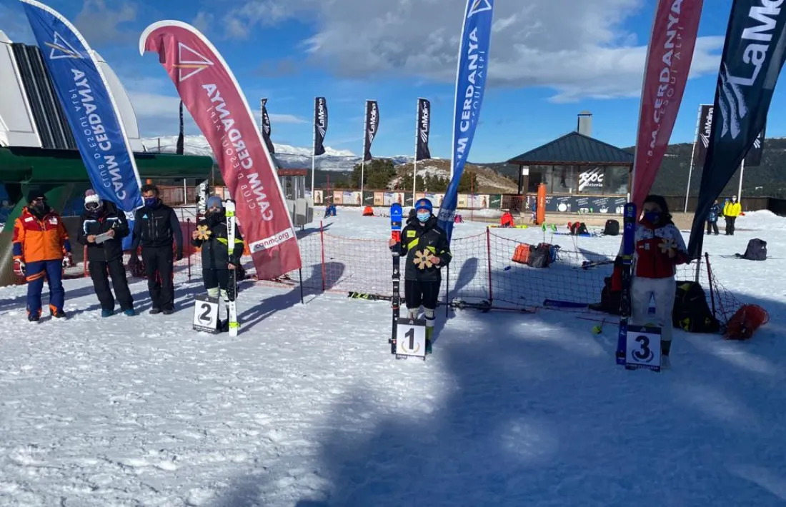 Íria Medina va assolir la victòria a l’eslàlom FIS de La Molina. Foto: Photoset / Toni Grases