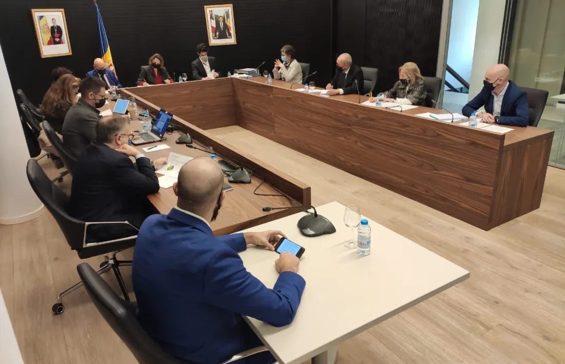 Un moment del Consell de Comú celebrat aquest dilluns.