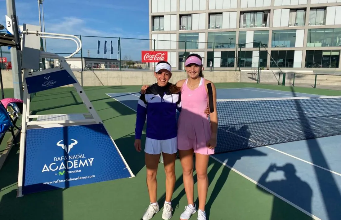 Lucía Cortez i Vicky, equip de dobles. Foto: Joan Jiménez
