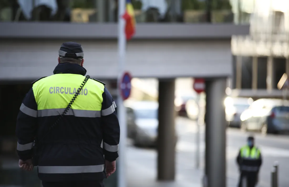 Agents de circulació d'Escaldes-Engordany.