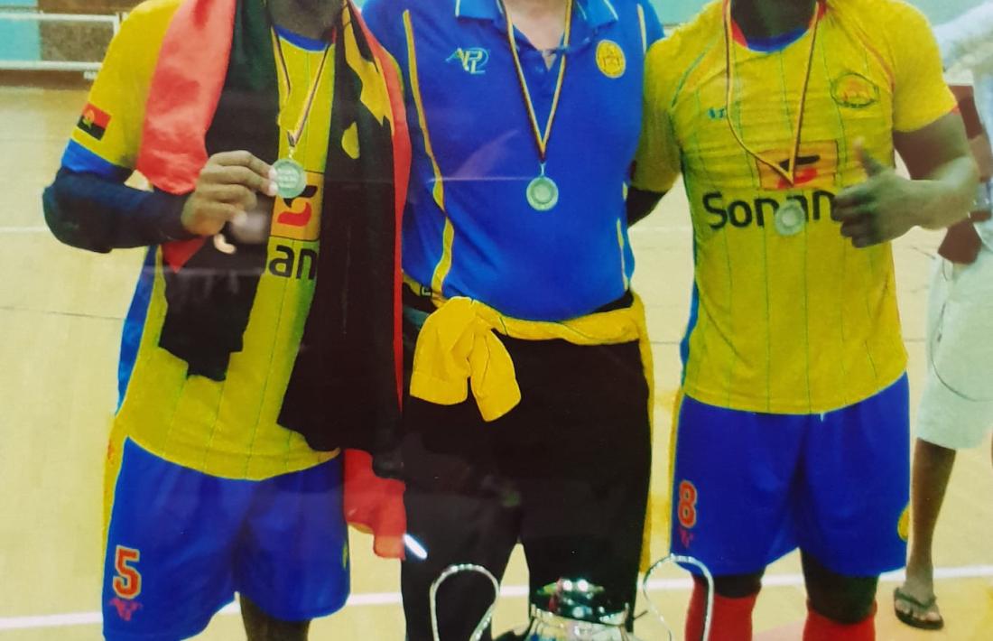 Miquel Umbert, en la seva etapa com a seleccionador d'Angola. Foto: Foto cedida per Miquel Umbert