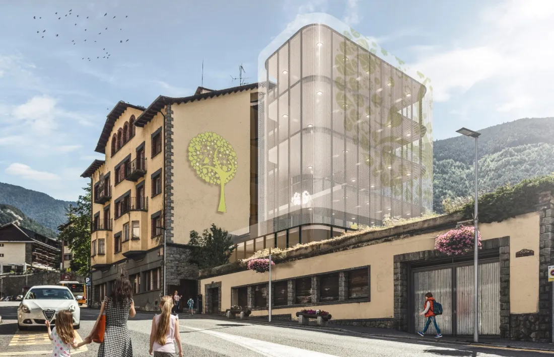 Una simulació de com seria l’escola Montessori al Casamanya.