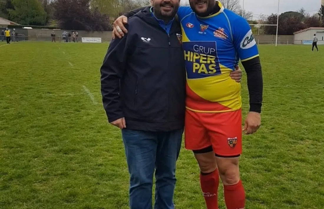  Gerard Giménez, actual vicepresident del VPC, amb el màxim mandatari, Paul Alieu. Foto: Facebook