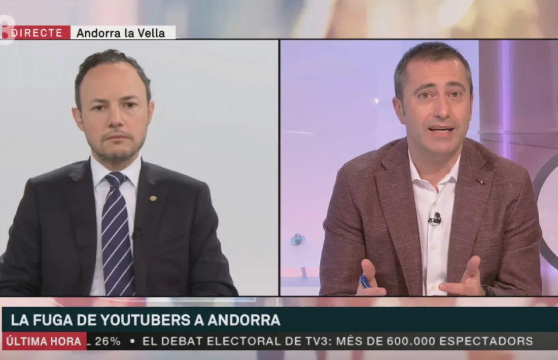 El cap de Govern, Xavier Espot, avui a Els Matins de TV3.