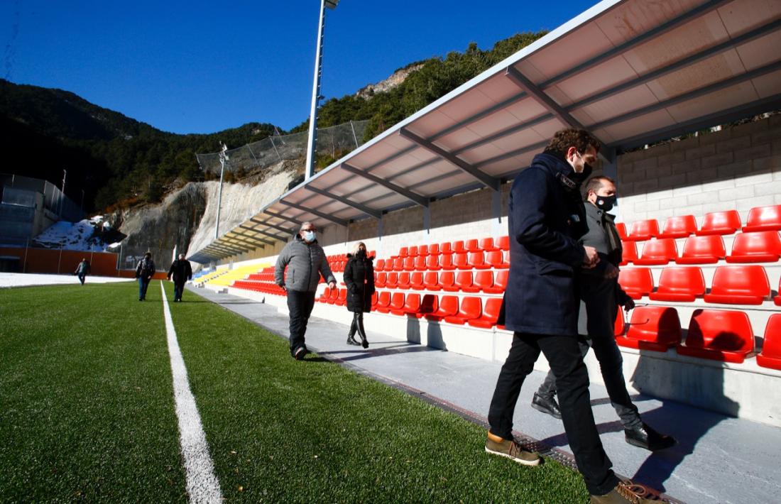 El nou camp de la Massana, enllestit. Foto: FAF