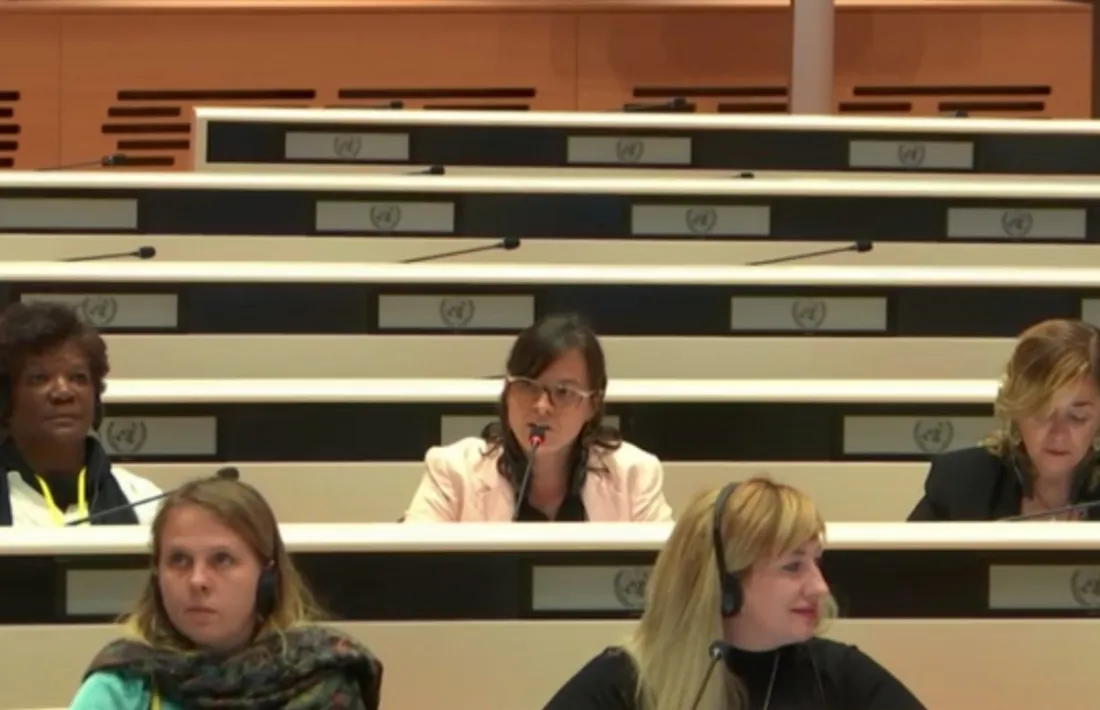 Intervenció d'Stop Violències davant de la CEDAW.