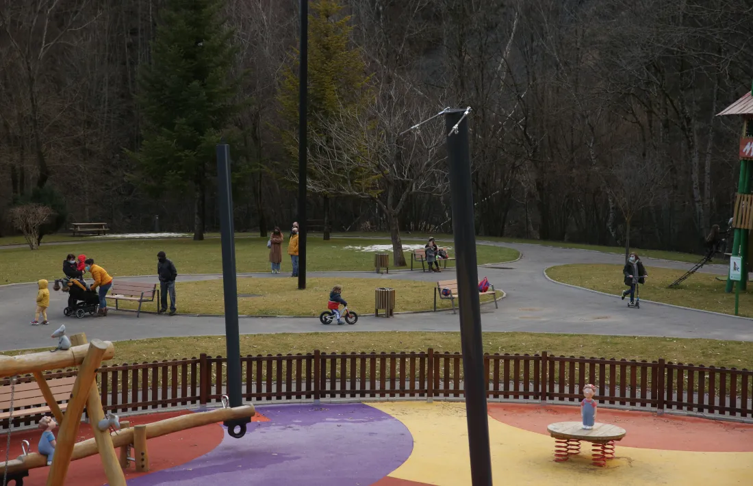 Un dels parcs reoberts avui.