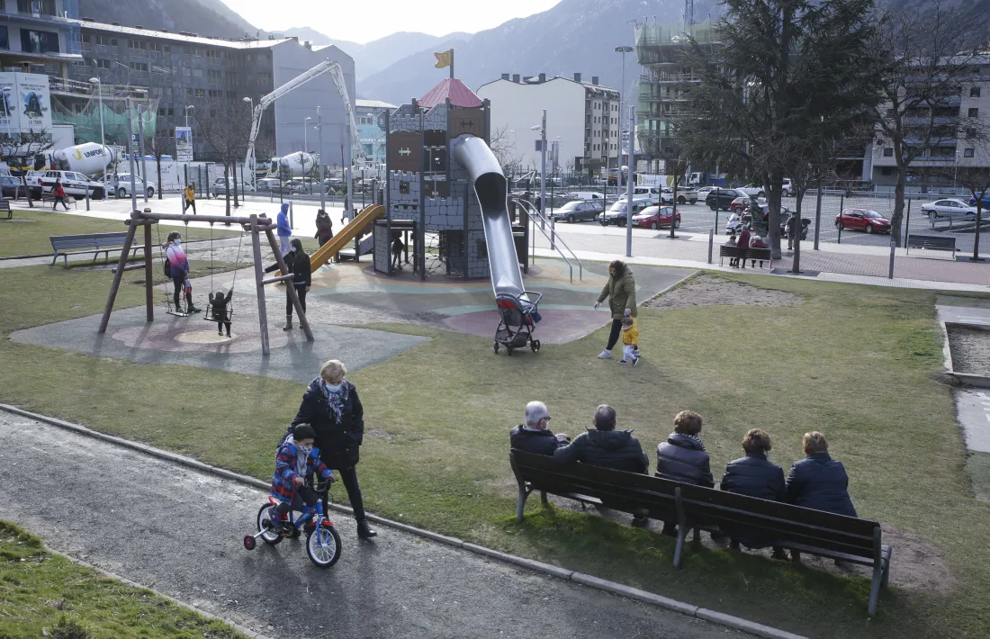 El parc ha estat lloc de trobada per petits i grans.