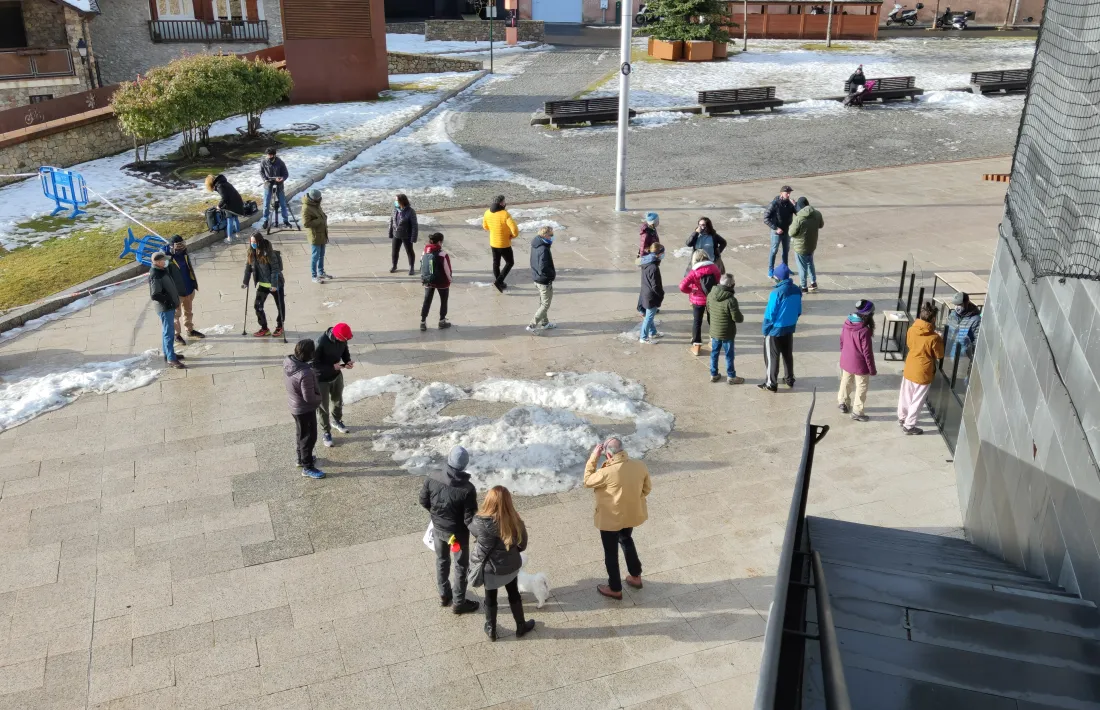 Monitors d'esquí a les Fontetes.
