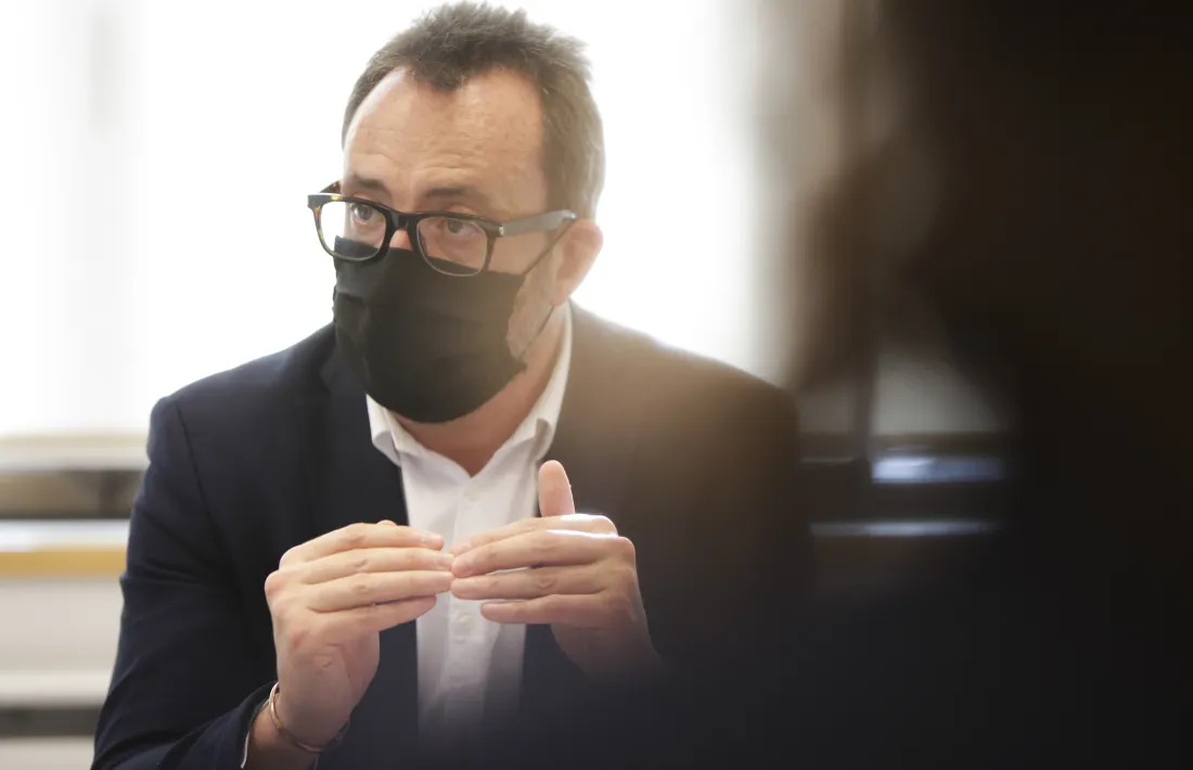 El ministre d’Afers Socials, Habitatge i Joventut, Víctor Filloy.