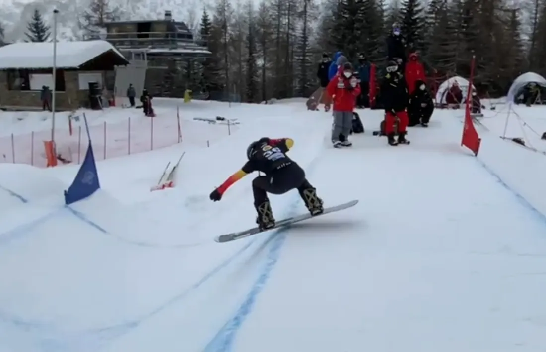 Estévez, en una prova de Copa d’Europa. Foto: FAE