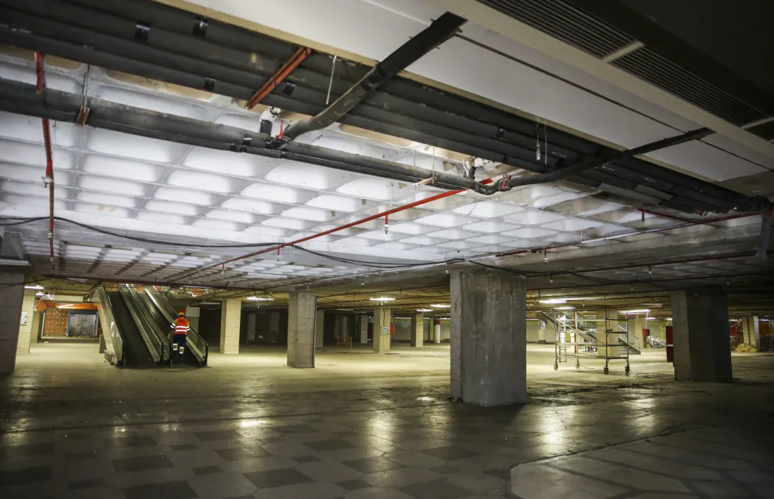 Estat de la planta 0 de l'antic Punt de Trobada.