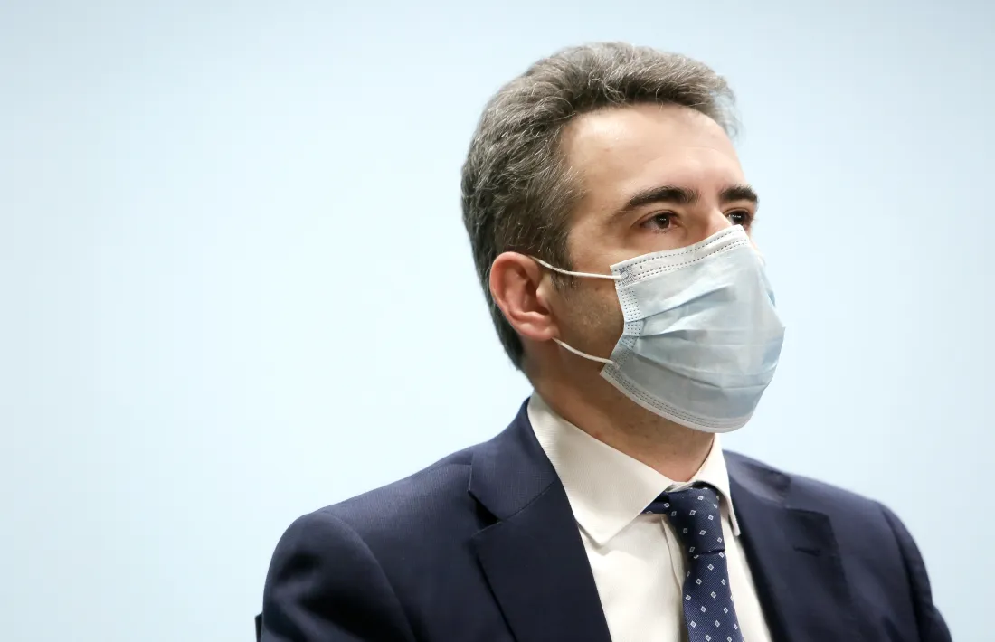 El ministre de Finances i portaveu de l’executiu, Eric Jover, en la compareixença d'aquesta tarda.