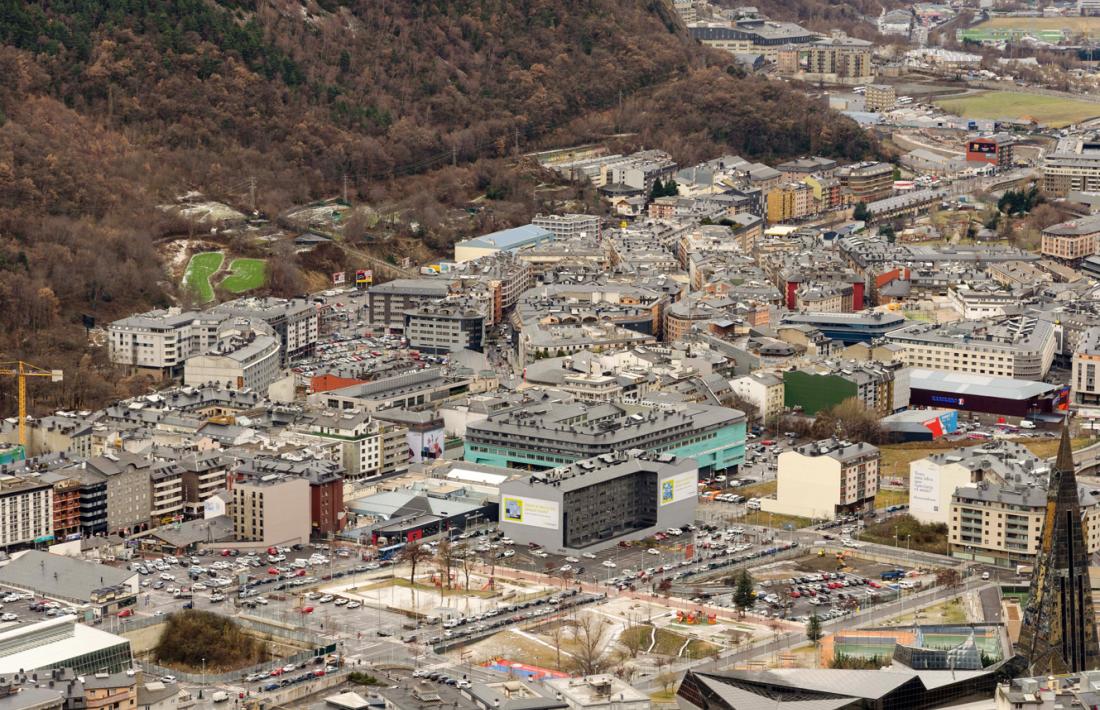 Una vista de la vall central.