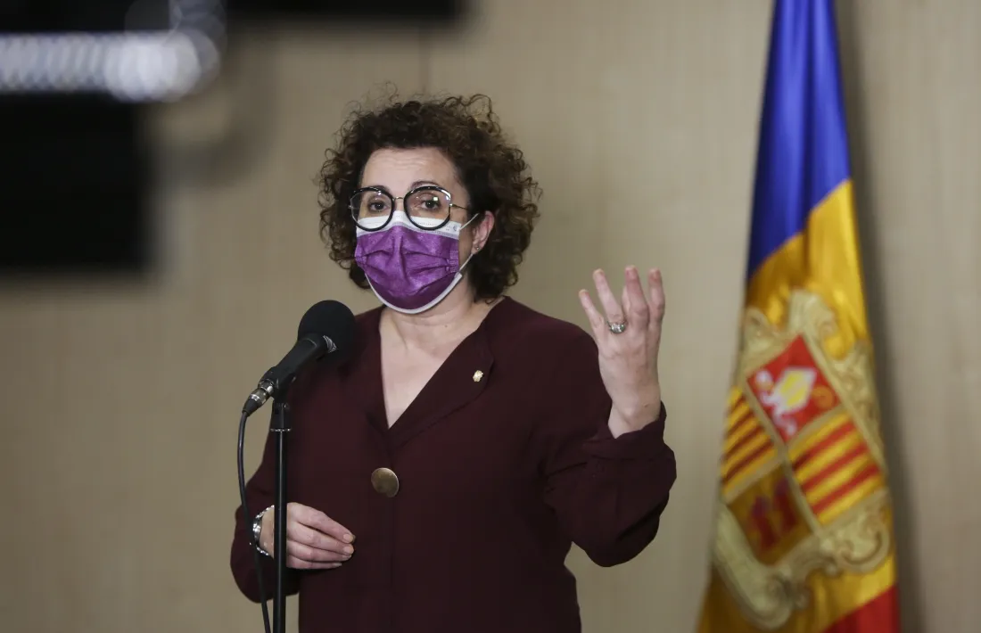 La ministra de Funció Pública i Simplificació de l’Administració, Judith Pallarés, ha comparegut aquesta tarda davant els mitjans.