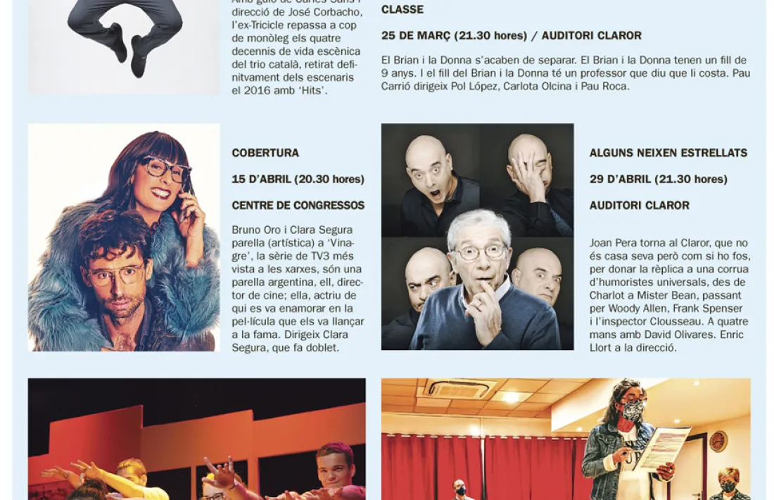 Propostes de la nova cartellera teatral