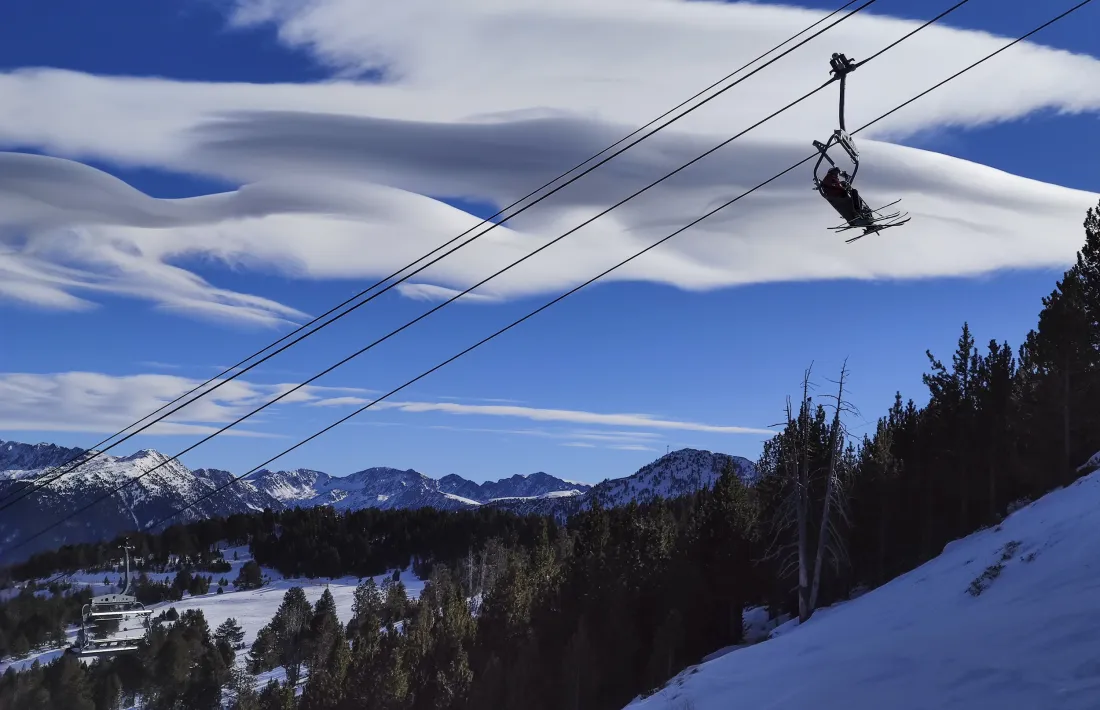 Les pistes de Pal sense esquiadors.