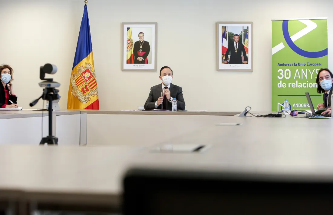 La reunió ampliada de l'Acord polític per a la UE s'ha fet de forma telemàtica.