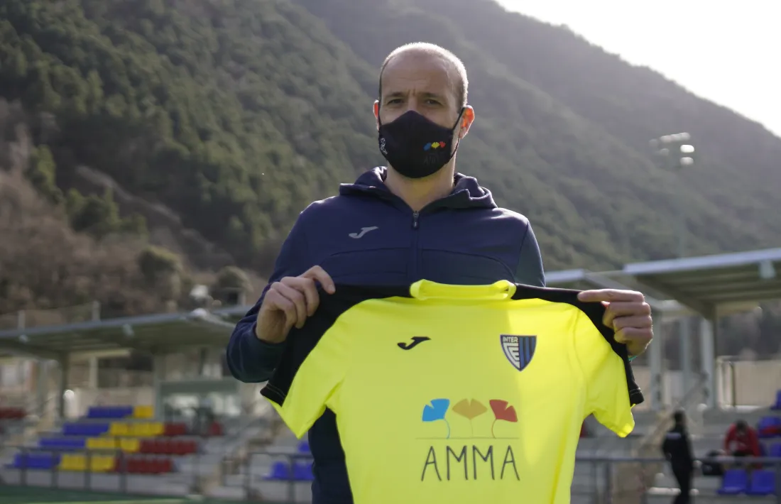 L’Inter, amb la samarreta solidària. Foto: Interescaldes.com