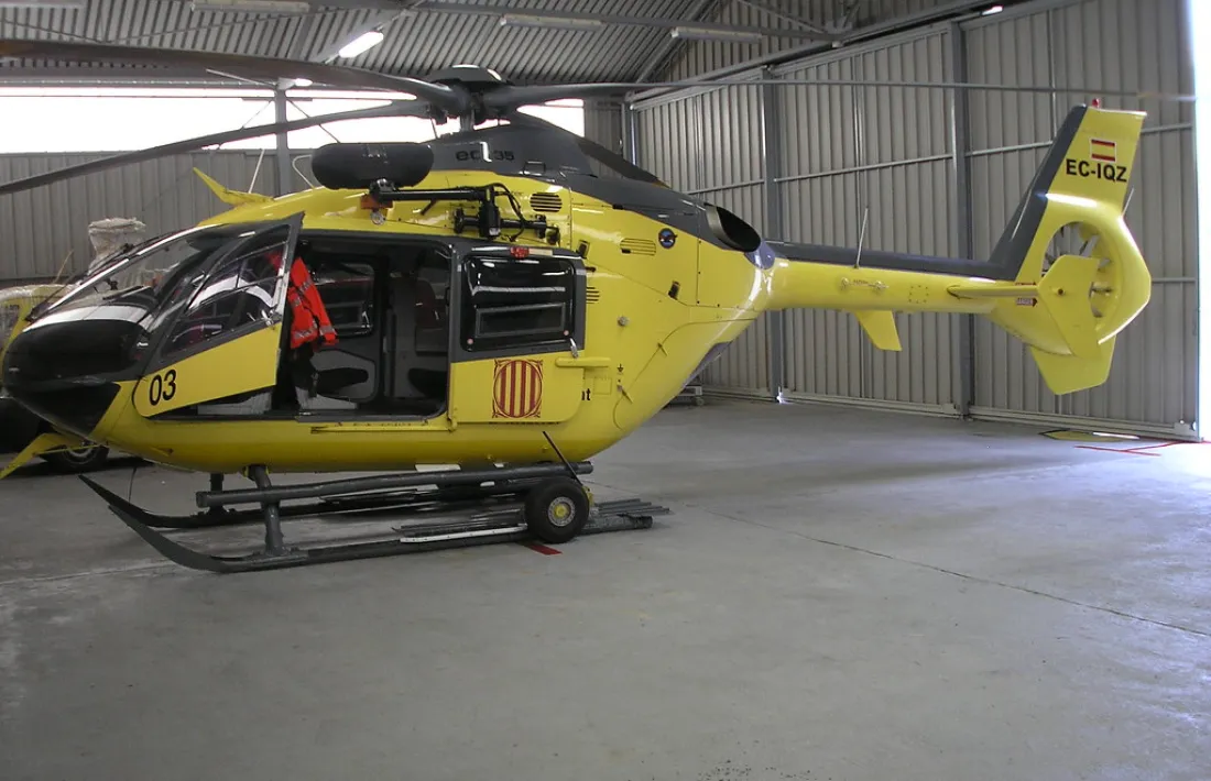 Imatge d'arxiu d'un dels helicòpters de rescat de la Generalitat de Catalunya