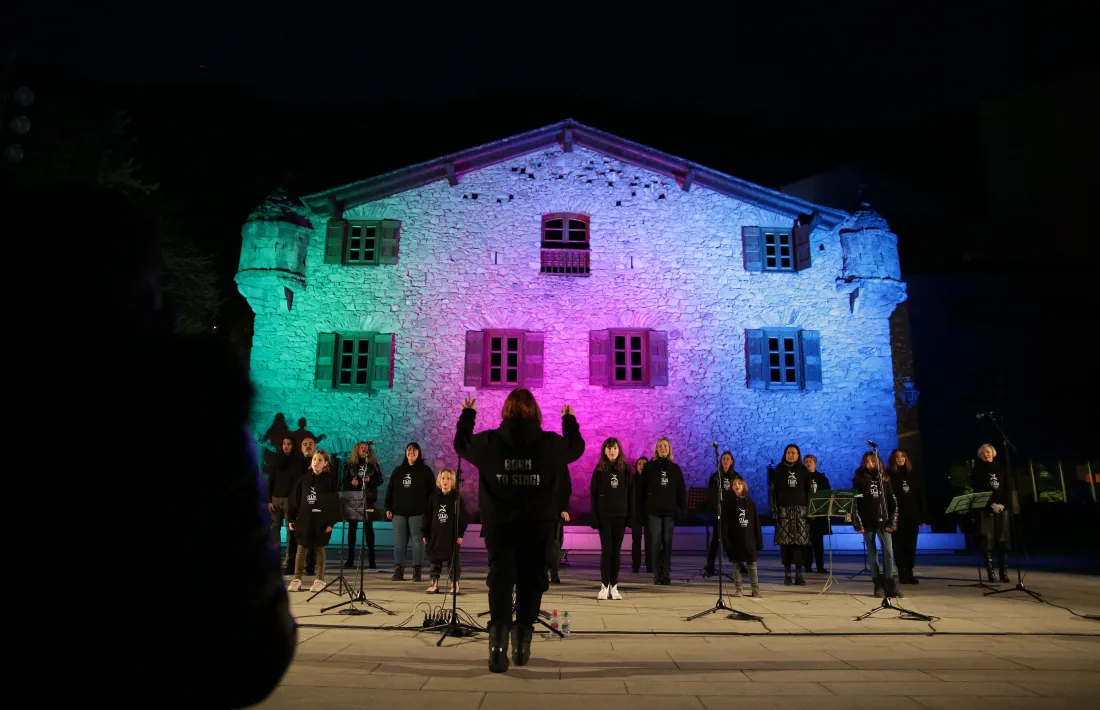 Un moment del concert d'aquest vespre.