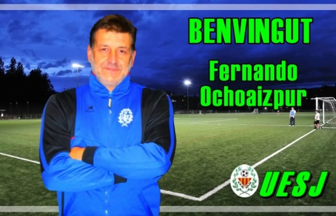 Fernando Ochoaizpur, oficialment, nou tècnic de la UE Sant Julià. Foto: Facebook
