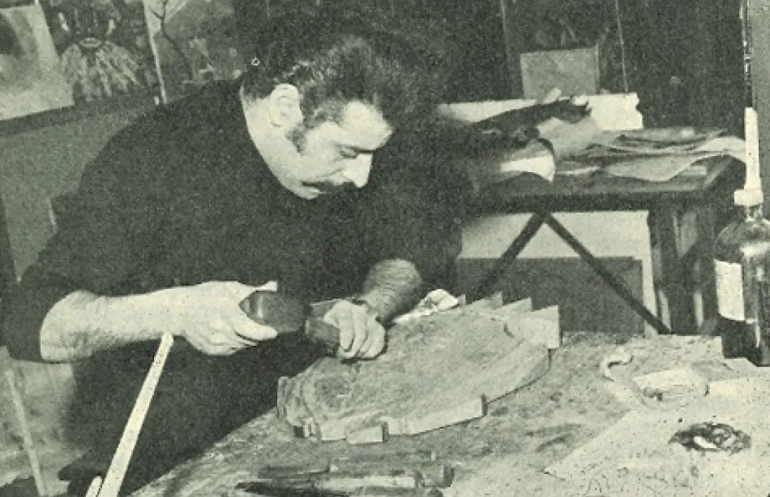 Antoni Morell i Elidà Amigó van incloure una entrevista amb el tallista traspassat divendres al volum ‘693 anys després’, publicat el 1971.