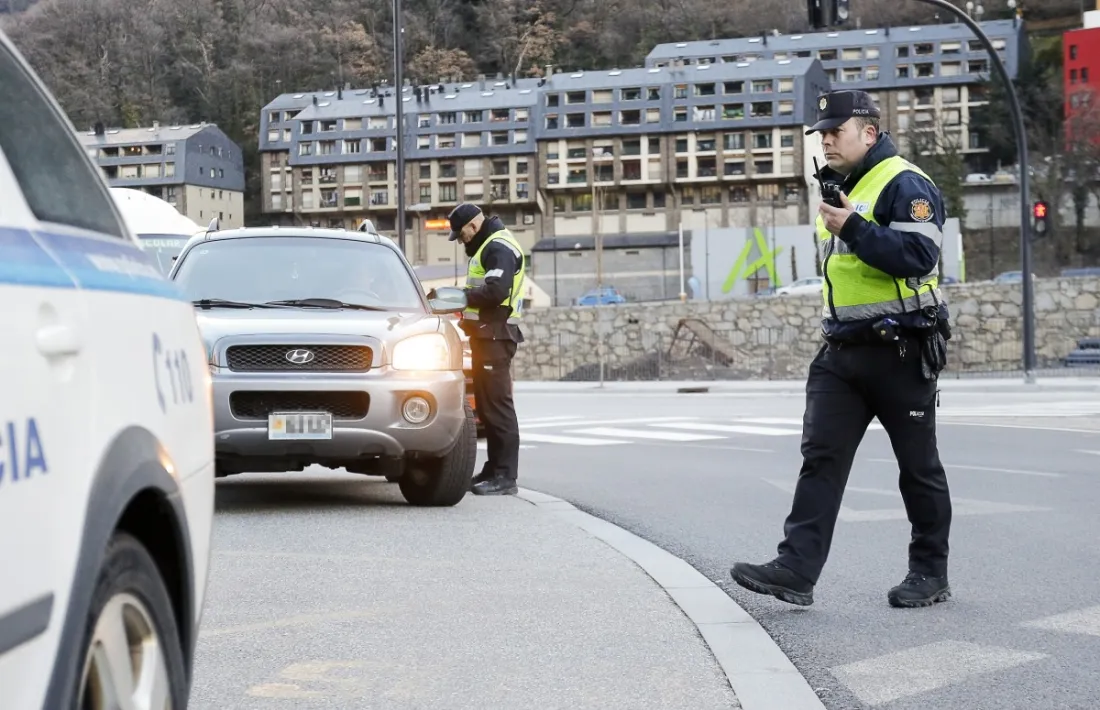 Un control policial.
