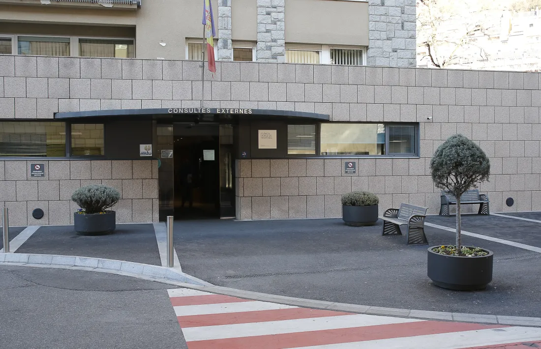 L'edifici de consultes externes.