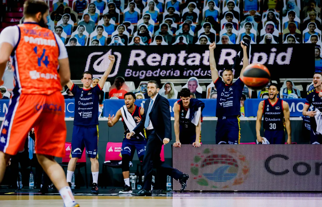 El Poliesportiu d'Andorra tornarà avui a tenir públic. Foto: Martín Imatge