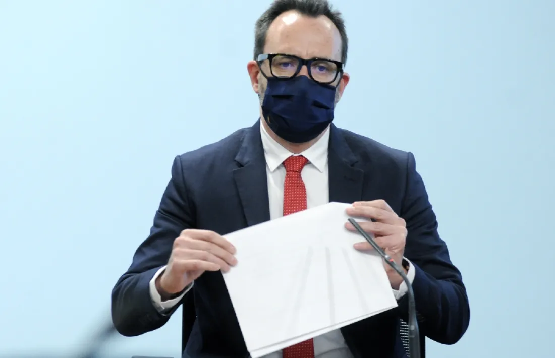 El ministre d'Afers Socials, Habitatge i Joventut, Víctor Filloy.