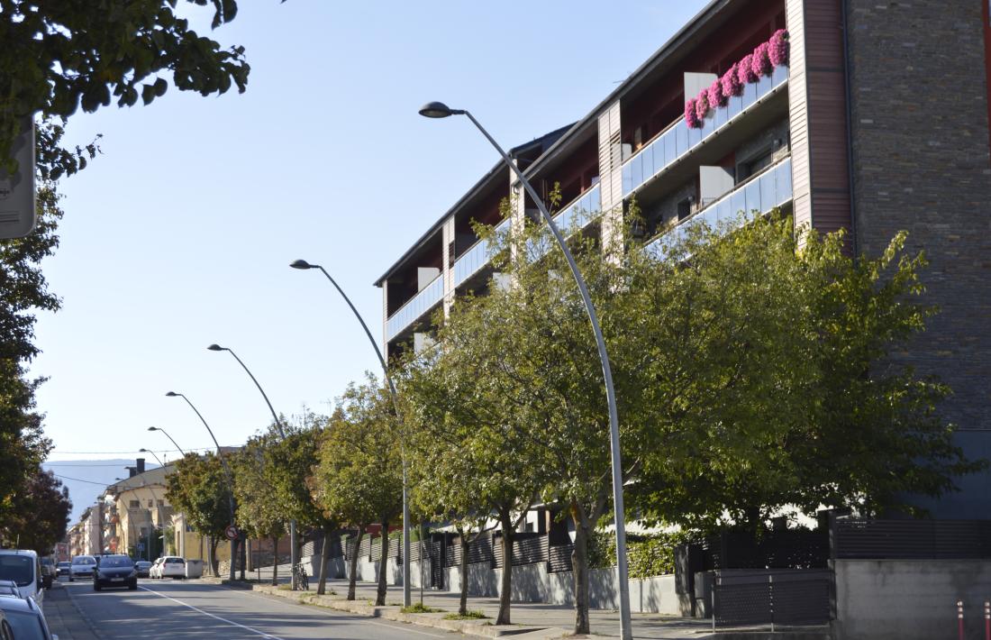 Un carrer residencial de la Seu.