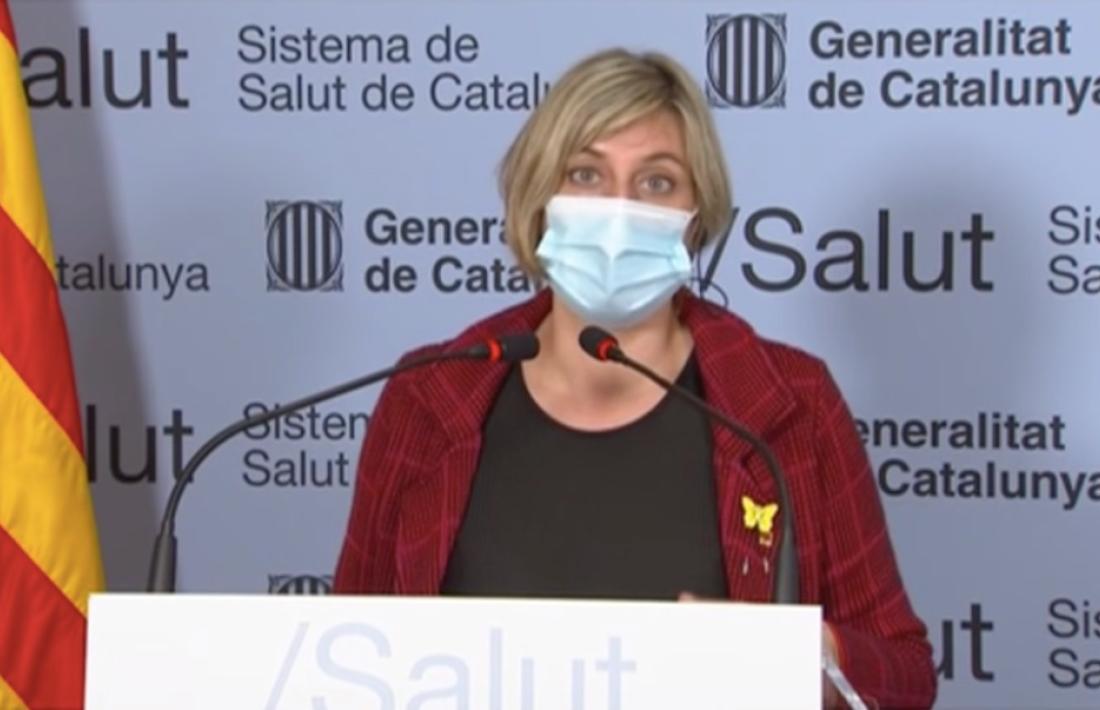 La consellera de Salut de la Generalitat, Alba Vergés.