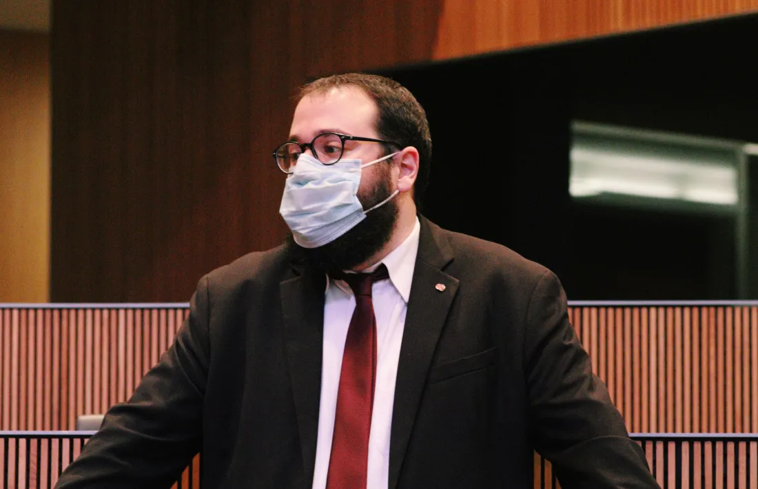 El conseller general del PS Carles Sánchez.