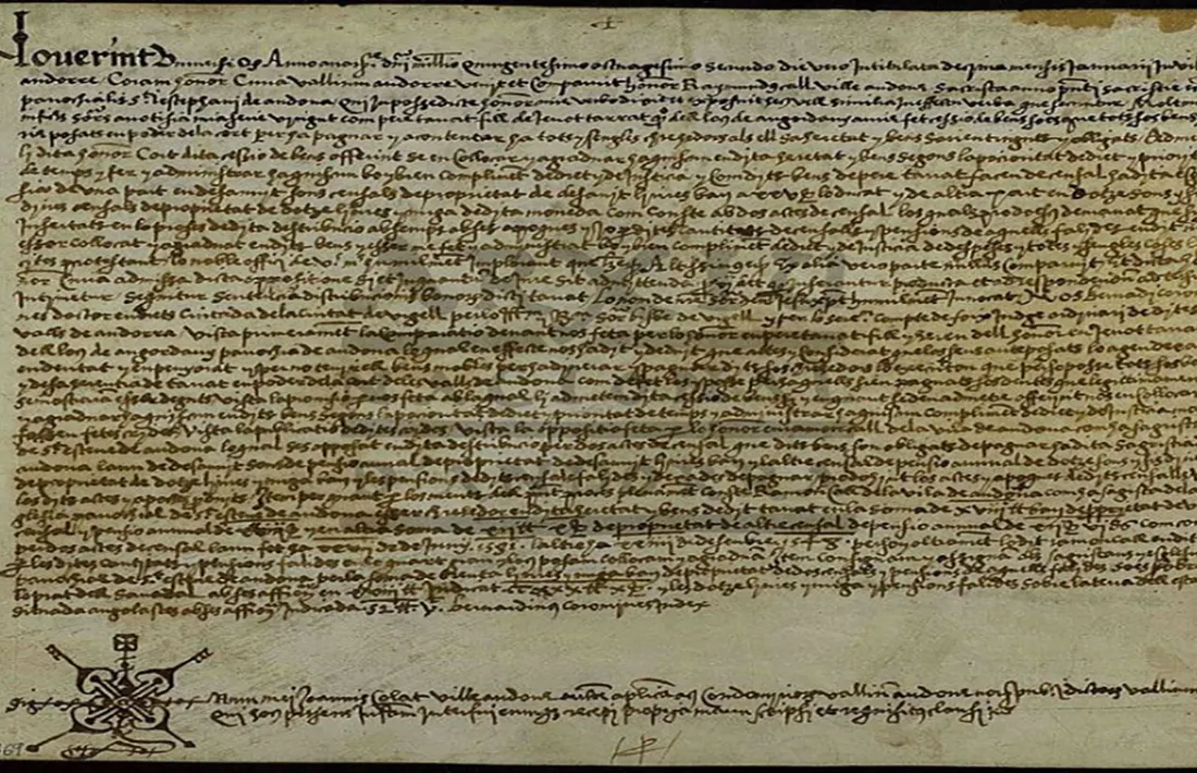 Digitalització del fons documental de l’Arxiu Comunal d’Andorra.