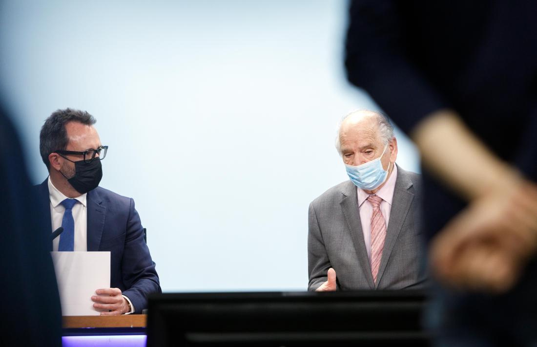 Filloy i Rodríguez en la roda de premsa posterior a la signatura del conveni.