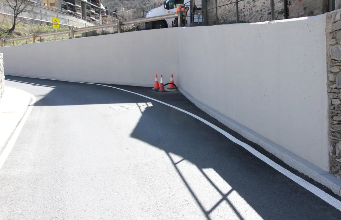 Un dels murs que forma part del projecte.