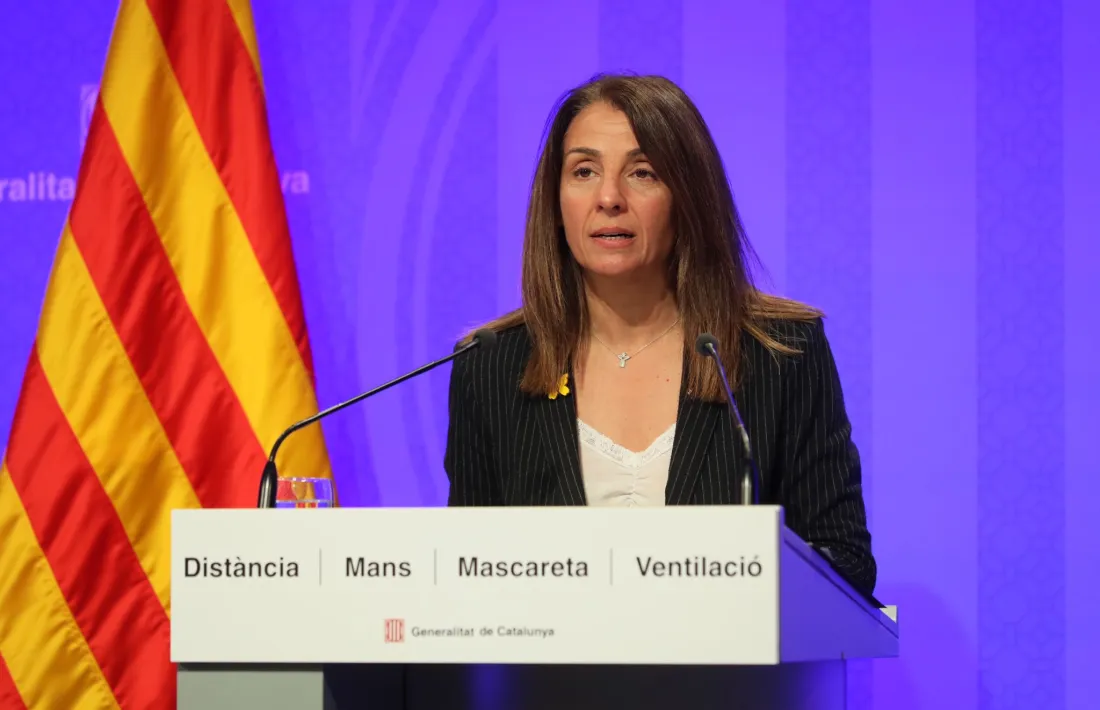 La consellera de la Presidència i portaveu del govern català, Meritxell Budó.