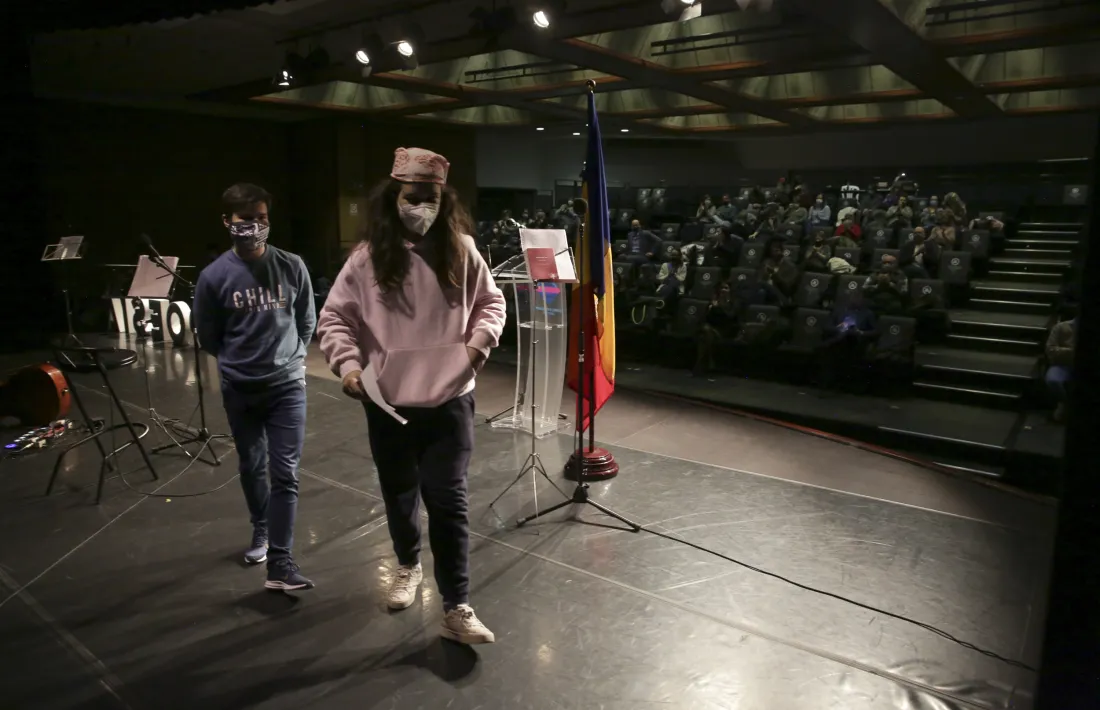 El recital va tenir lloc ahir a la sala de festes del Complex d’Encamp.