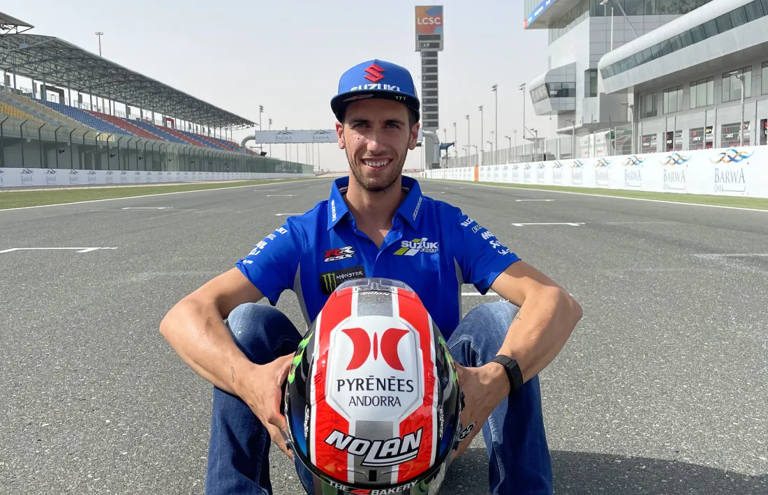Àlex Rins, al circuit de Montmeló. Foto: Grup Pyrénées