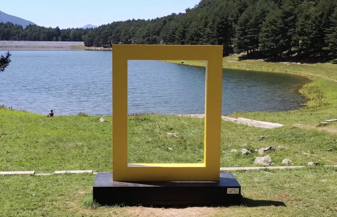 El Yellow Border situat al llac d'Engolasters.