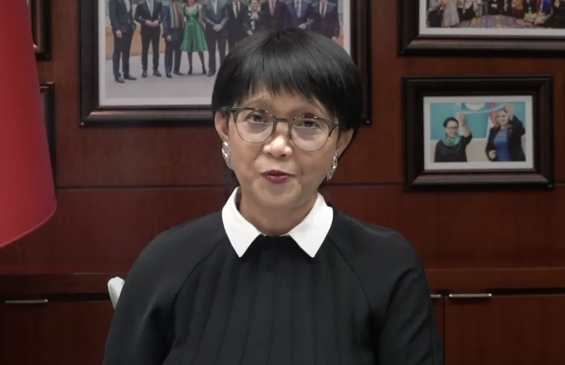 La ministra d'Afers Exteriors d'Indonèsia, Retno Marsudi,