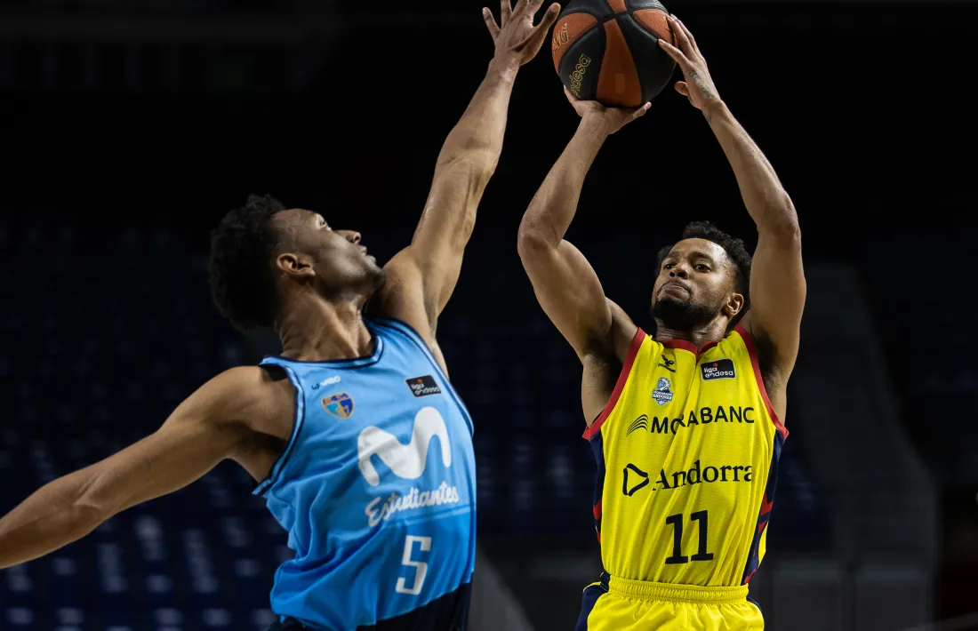 Clevin Hannah va forçar la pròrroga, però la seva actuació estel·lar no va servir per superar el Movistar Estudiantes. Foto: ACB Photo / J. Pelegrín