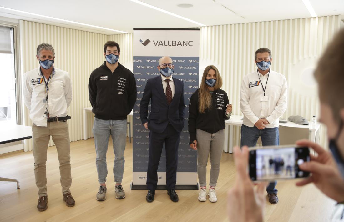 Lluís Marín i Maeva Estevez van fer ahir el balanç del curs passat a Vall Banc. Foto: Facundo Santana