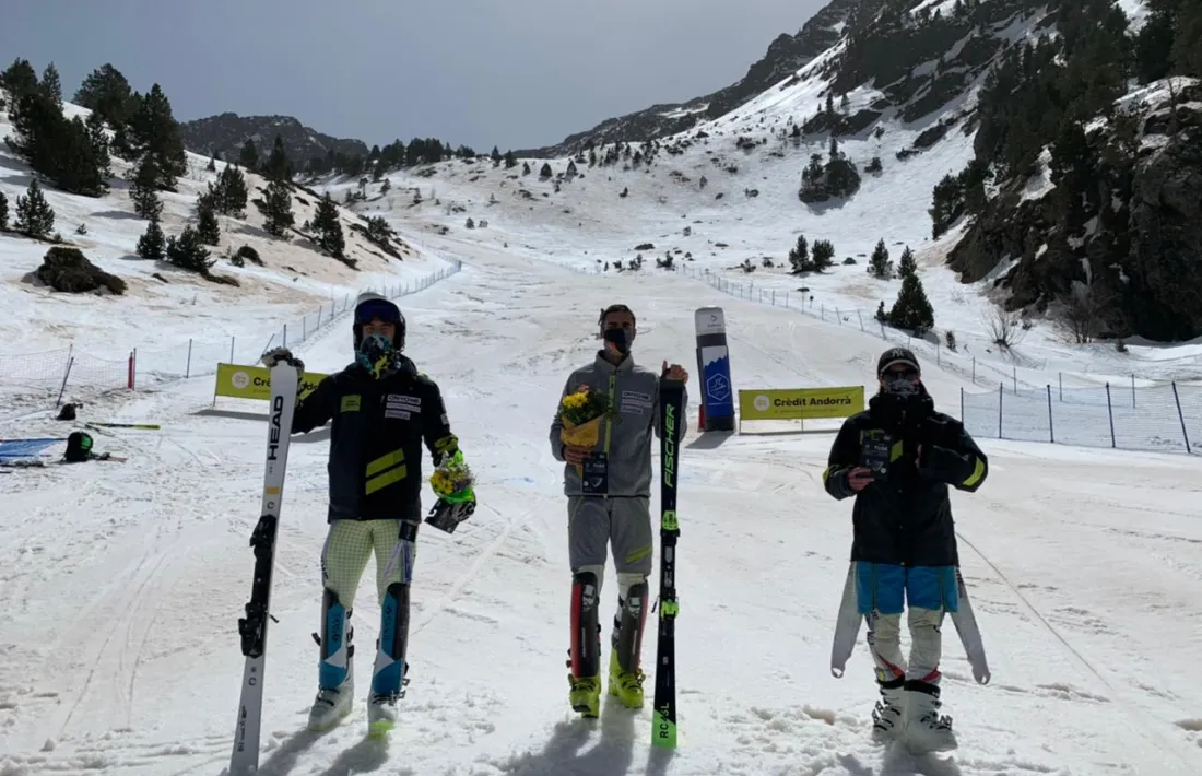 Àlex Rius, campió en eslàlom. Foto: FAE