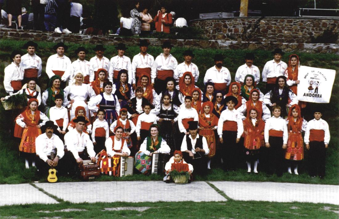 Primer Festival Internacional de Folklore celebrat a la Massana, el 25 de maig del 1999.