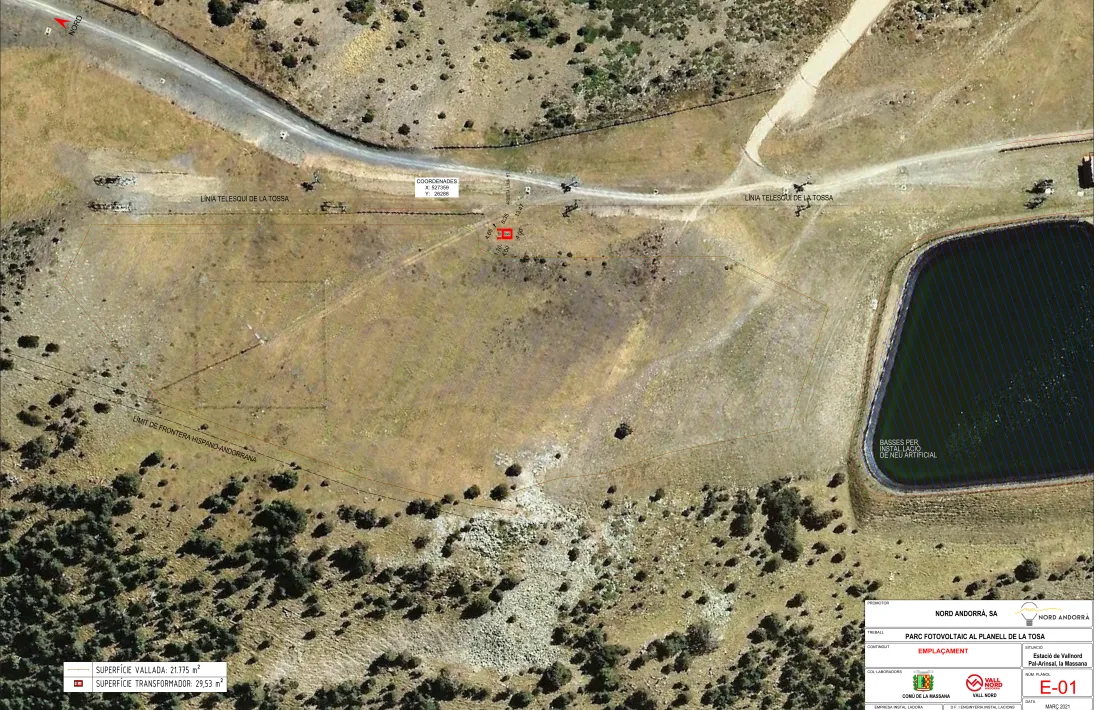 Un dels plànols del projecte.