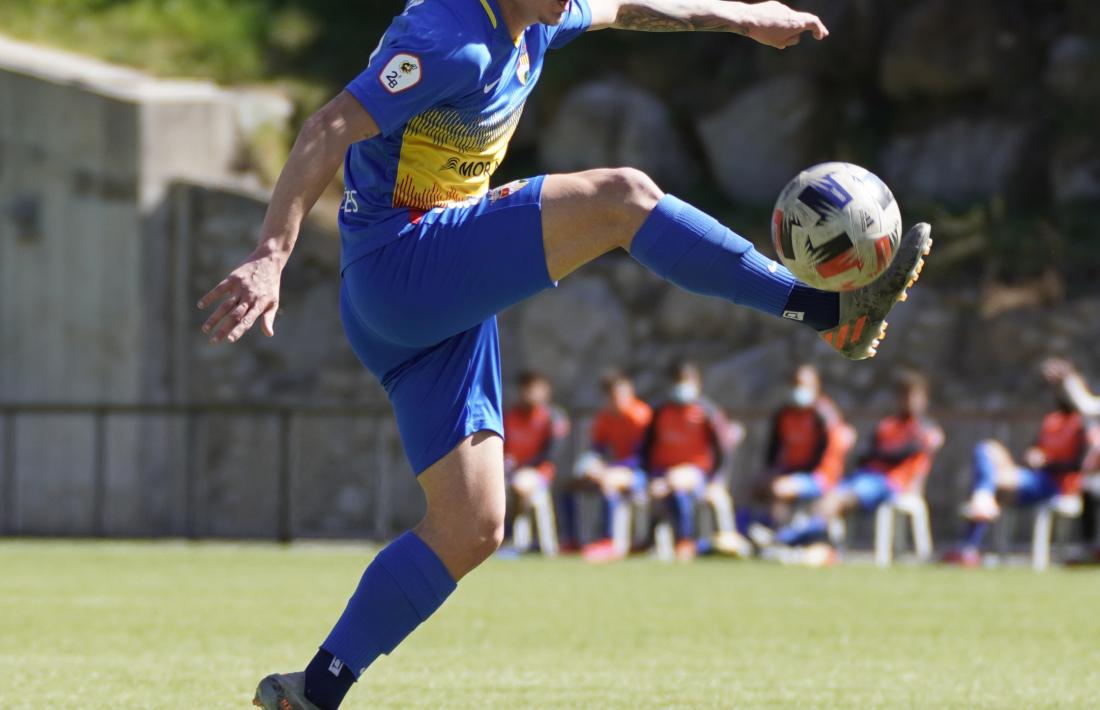 Pau Martínez, amb l’FC Andorra. Foto: FC Andorra